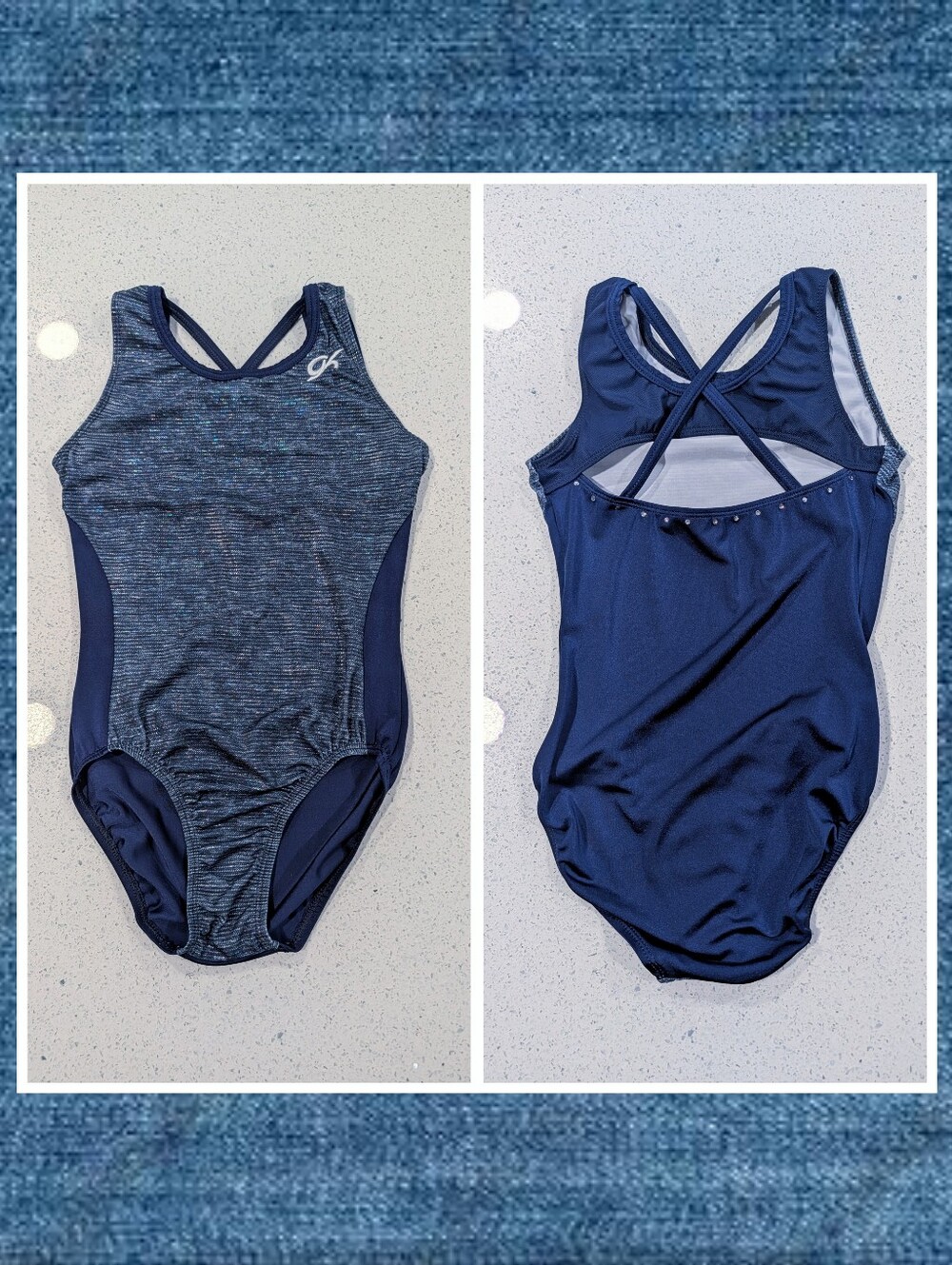 GREAT GK Elite Adult Medium Gymnastics Dance Leotard RAINBOW Holographic STRAPPY